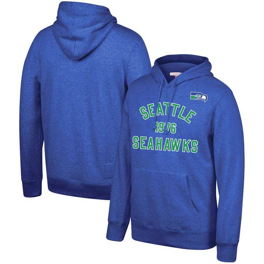 Seattle Seahawks Mitchell & Ness Team History Pullover Hoodie College Navy,We sell and wholesale Seattle Seahawks Mitchell & Ness Team History Pullover Hoodie College Navy on line form chian!